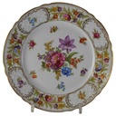Speiseteller Essteller 23,9 cm Schumann Arzberg Form Dresden Dresdner Blume Empress