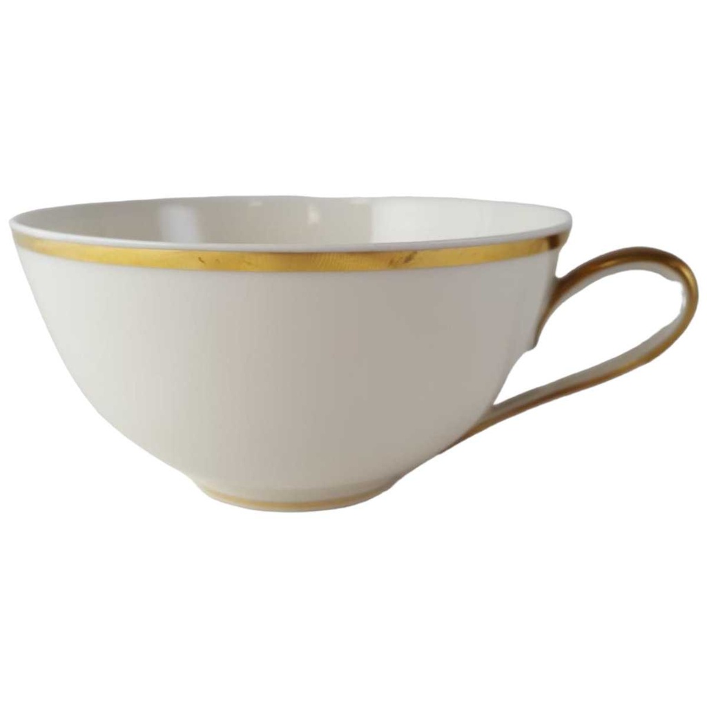 [45813482] Teetasse Tasse Goldrand Tirschenreuth 3 mm Elfenbein