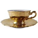 Sammeltasse mit Untertasse Golddekor Bareuther Waldsassen gebraucht - gut