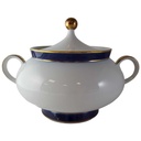 Suppenterrine Suppenschüssel Goldrand 2 L Schumann Arzberg Form 1700 Echt Cobalt mit