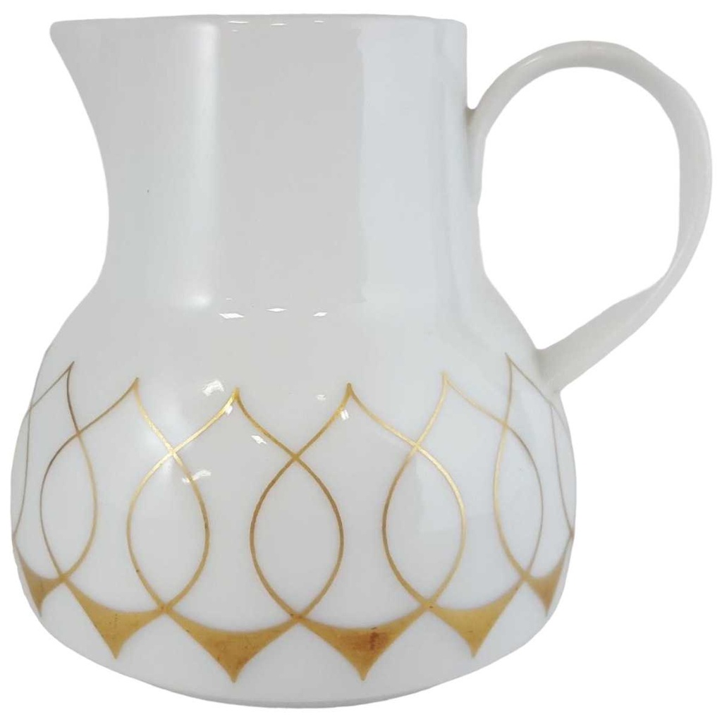 Milchkännchen Rosenthal Lotus Goldsilhouette Björn Wiinblad gebraucht - sehr gut