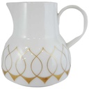 Milchkännchen Rosenthal Lotus Goldsilhouette Björn Wiinblad gebraucht - sehr gut
