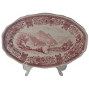 Fleischplatte 30,3x20 cm Villeroy & Boch Burgenland Rot gebraucht - gut