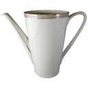 Kaffeekanne ohne Deckel Goldrand 1,2 L Hertel Jacob Rehau grau gebraucht - gut