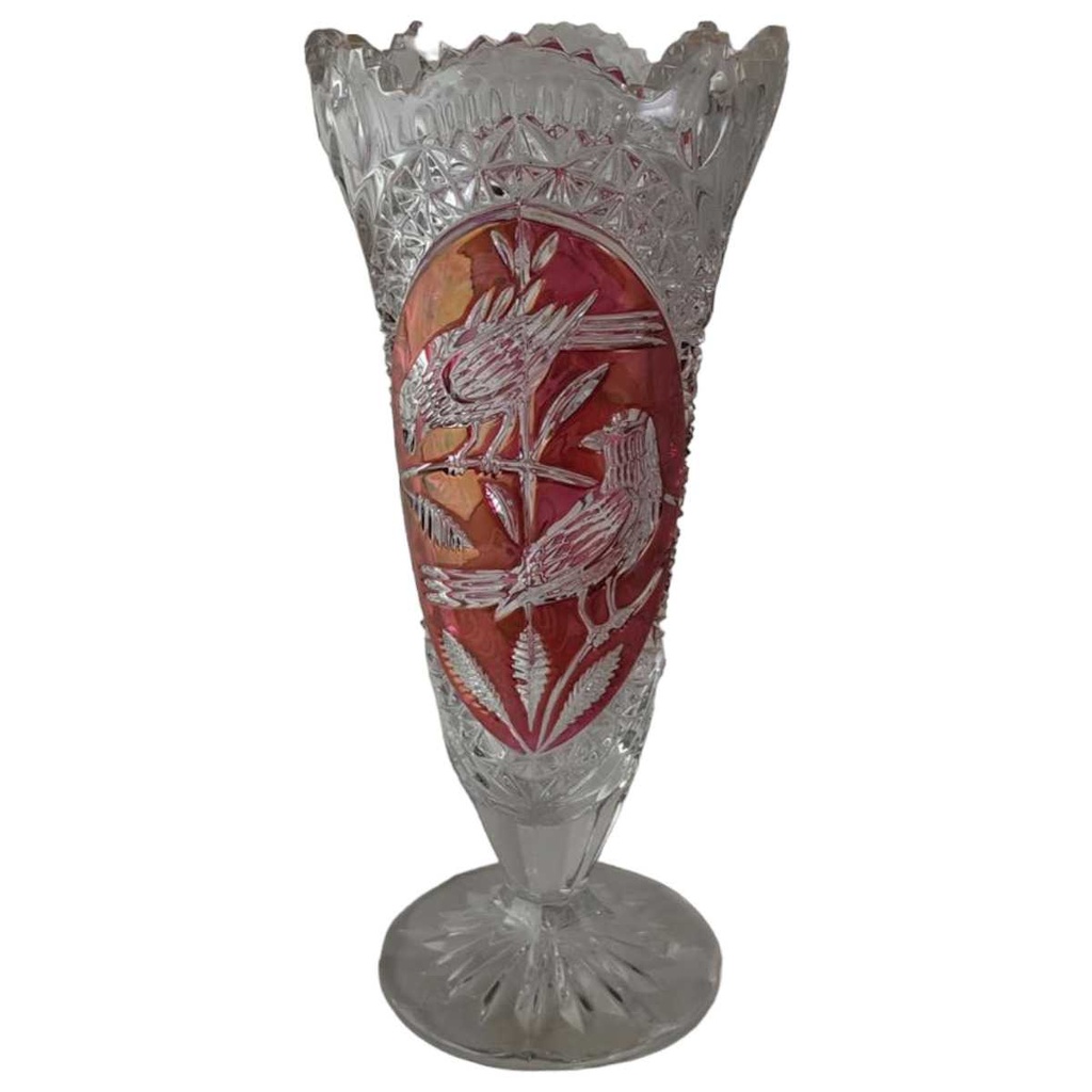 [45813677] Vase 26,5 cm Hofbauer Red Bird gebraucht - gut