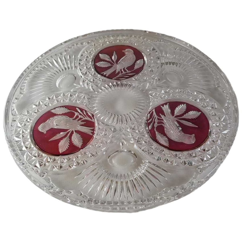 [45813679] Tortenplatte Hofbauer Red Bird gebraucht - gut