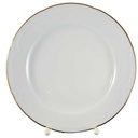Kuchenteller Dessertteller Frühstücksteller Goldrand Graf von Henneberg Viktoria weiß mit