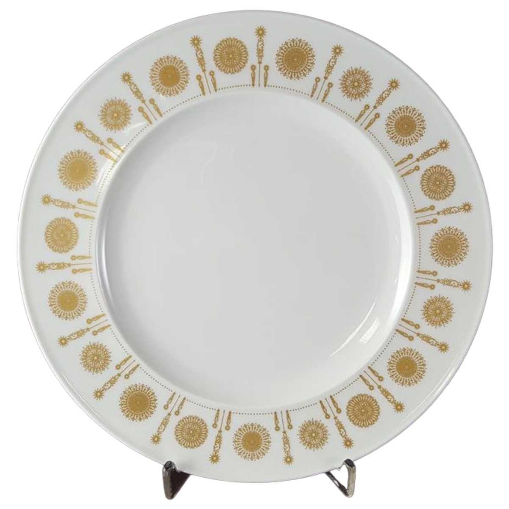 Kuchenteller Dessertteller Frühstücksteller 20 cm Rosenthal Variation goldene Sonne gebraucht - sehr gut