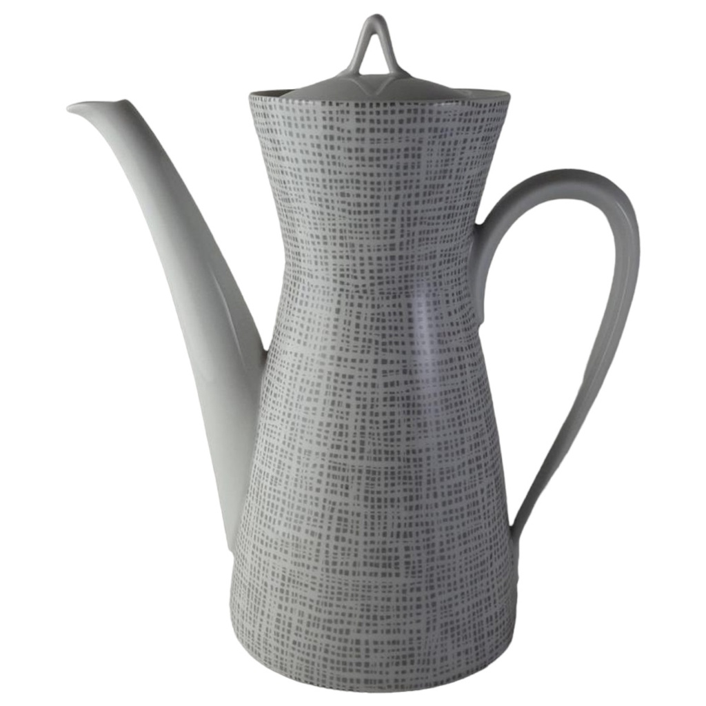 Kaffeekanne 1,1 L Rosenthal Form 2000 Seidenbast grau