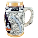 Original King 500 Relief Krug ohne Deckel Bierkrug Sammlerkrug H 16,3 cm