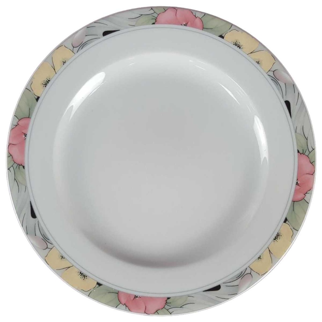 [458138004] Kuchenteller Dessertteller 19,8 cm Marienbad Ingres Weiss Blumendekor Blumen gebraucht - sehr gut