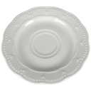 Untertasse für Kaffee 15 cm Karolina Fine Royal Weiß gebraucht - gut