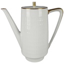 Kaffeekanne Kanne Goldrand 1,5 L Zeh Scherzer Rillenrelief 1750 gebraucht - gut
