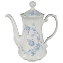 Kaffeekanne 1,2 L Mitterteich Form 2000 Blaue Blumen gebraucht - sehr gut