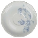Untertasse für Kaffee 14,6 cm Mitterteich Form 2000 Blaue Blumen gebraucht - sehr gut