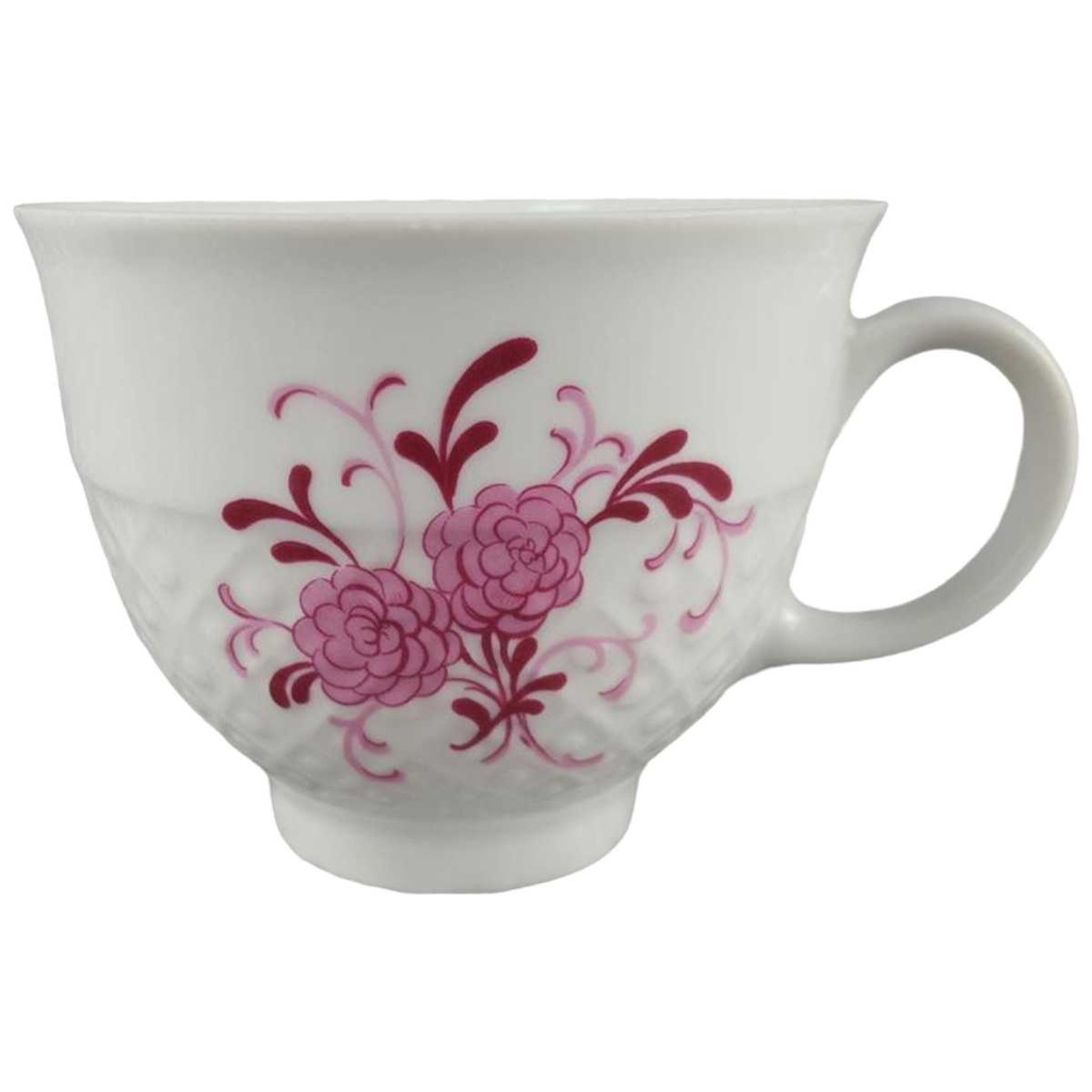 [458138198] Kaffeetasse Tasse Seltmann Weiden Annabell rote Blüte 26043 gebraucht - gut