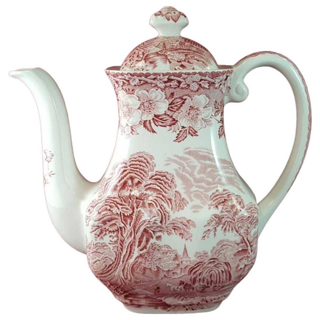 Kaffeekanne 1,2 L Enoch Wedgwood Woodland Rot