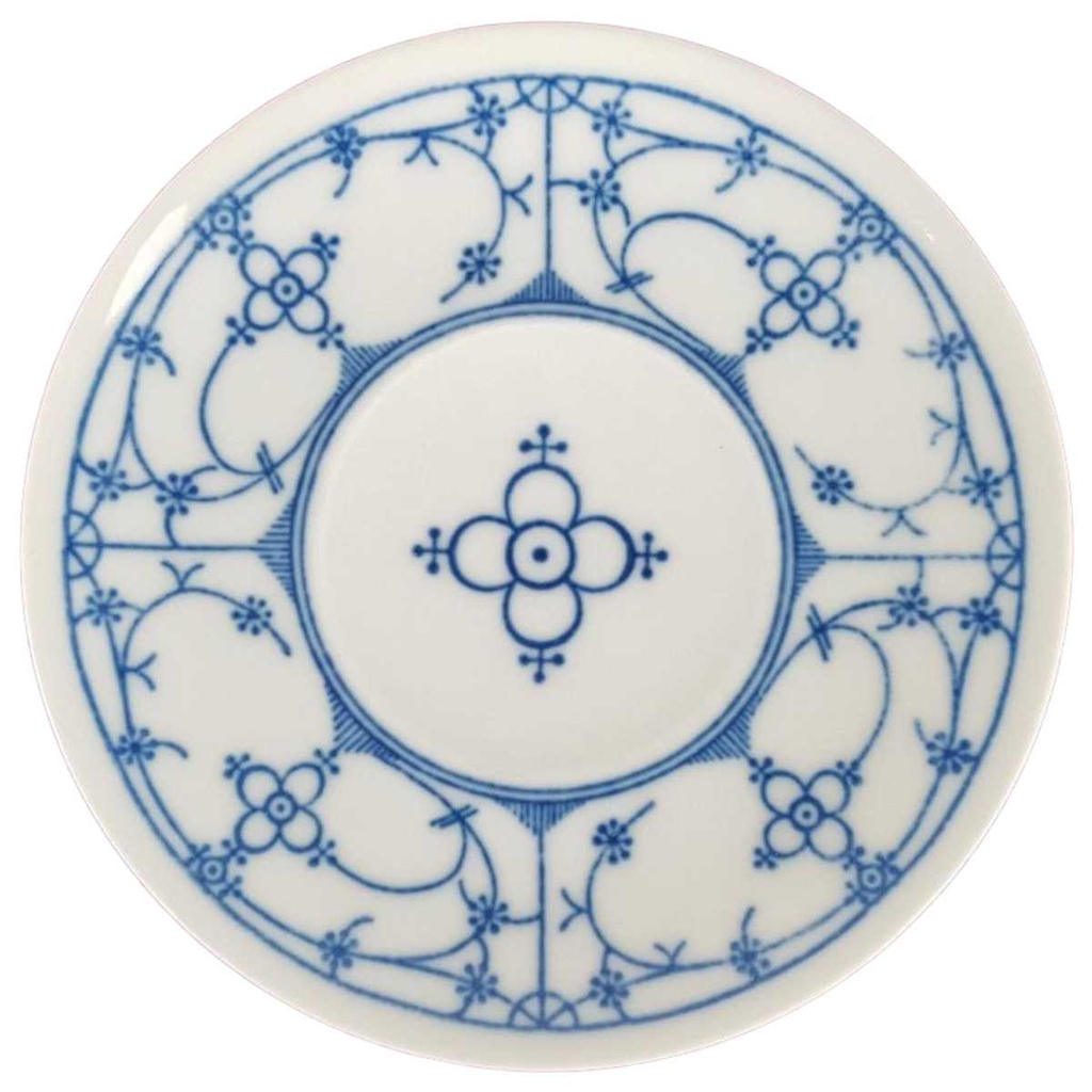 [458138212] Untertasse für Kaffee Tee Bareuther Indisch Blau Strohblume