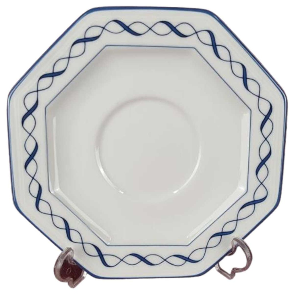 [458138241] Untertasse für Kaffee Villeroy & Boch Gallo Leonardo Bistro Weiß gebraucht - sehr gut