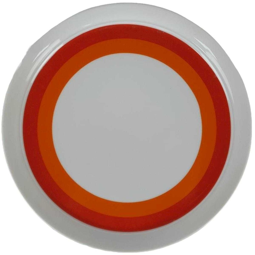 Kuchenteller Dessertteller 19,5 cm Winterling Marktleuthen Retro Rot Orange