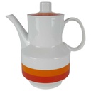 Kaffeekanne 1,5 L Winterling Marktleuthen Retro Rot Orange gebraucht - gut