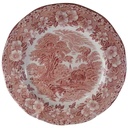 Speiseteller Essteller 28 cm Unicorn Woodland Rot gebraucht - sehr gut
