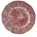 Speiseteller Essteller 28,3 cm Unicorn Woodland Rot gebraucht - sehr gut
