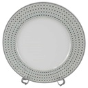 Kuchenteller Dessertteller 20,1 cm TCM Tchibo blau grau Rautendekor gebraucht - akzeptabel