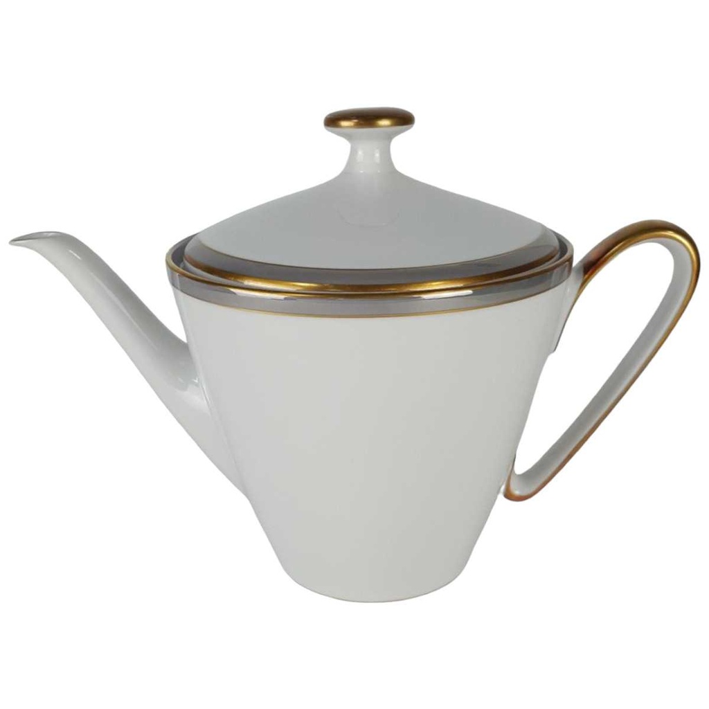 Teekanne Goldrand 1,1 L Edelstein Bavaria Grauband 21499 gebraucht - gut