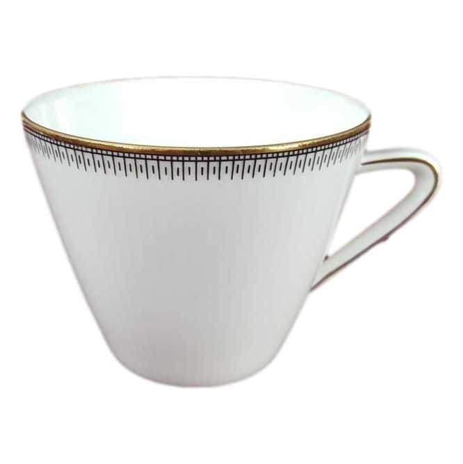 Kaffeetasse Tasse Seltmann Weiden Monika Schwarz Gold 31646 gebraucht - gut