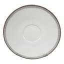 Untertasse für Kaffee 14,45 cm Seltmann Weiden Monika Schwarz Gold 31646 gebraucht - akzeptabel