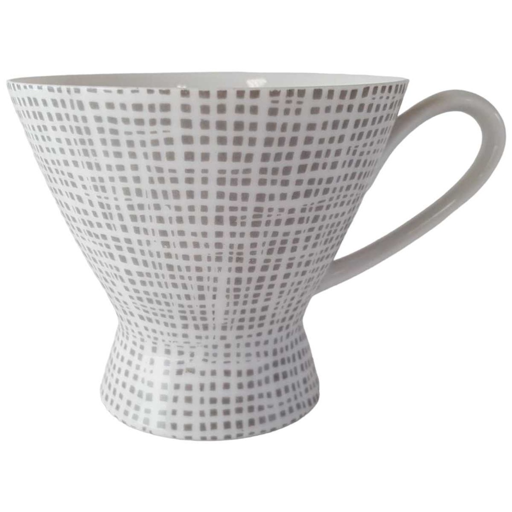 Kaffeetasse Tasse Rosenthal Form 2000 Seidenbast grau gebraucht - sehr gut