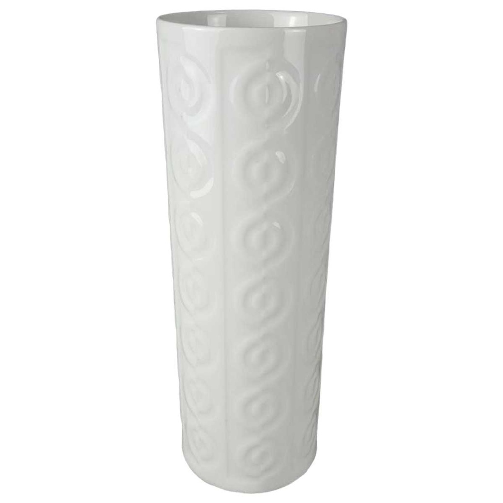 Vase Blumenvase 23,4 cm AK Kaiser Porzellan Weiß gebraucht - gut