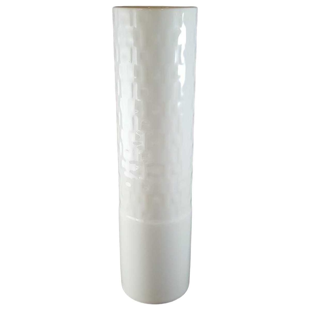 Blumenvase 26 cm Heinrich Weiß gebraucht - gut