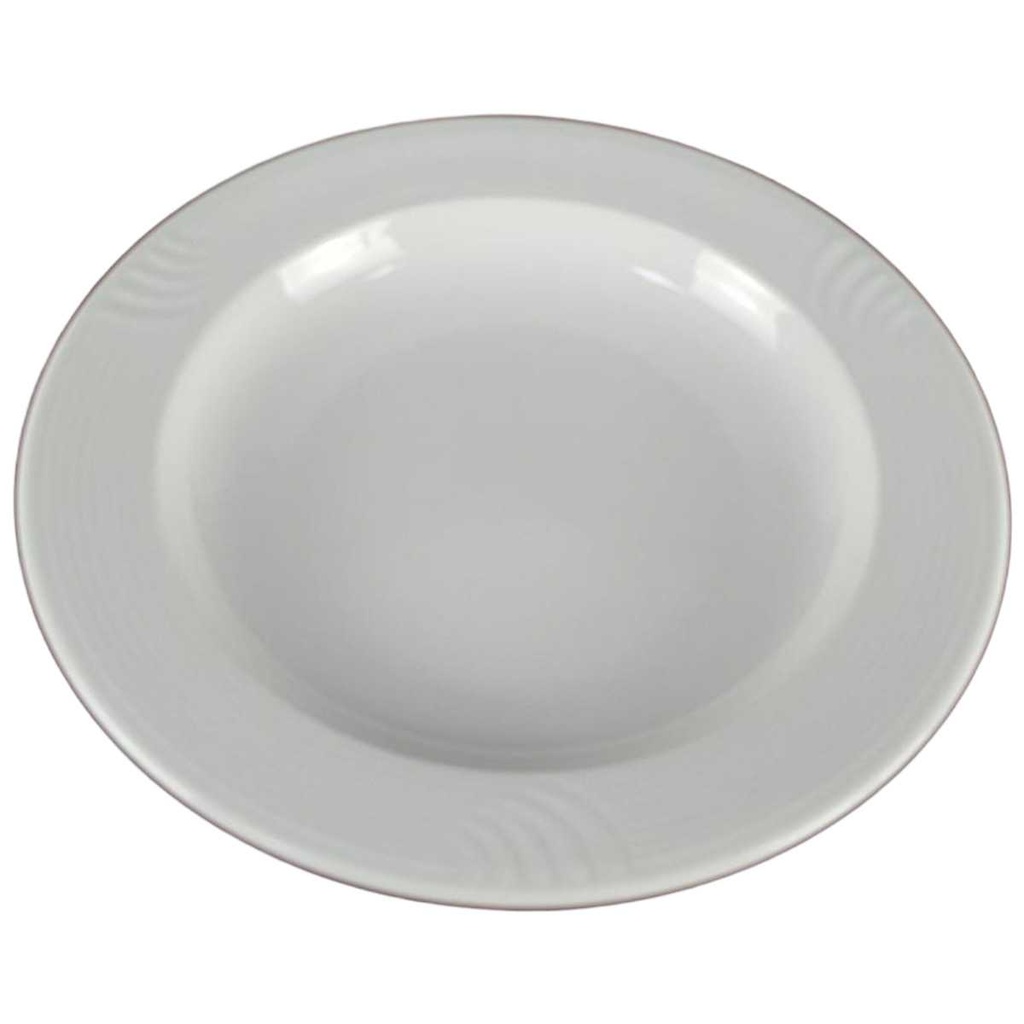 [458138479] Suppenteller 23 cm Bauscher Carat Weiß gebraucht - gut