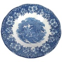 Suppenteller 22,4 cm Enoch Wedgwood Woodland Blau gebraucht - gut