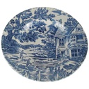 Suppenteller 23 cm Luneville France English Style Blau gebraucht - akzeptabel