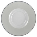 Untertasse für Kaffee 15 cm TCM Tchibo blau grau Rautendekor gebraucht - akzeptabel