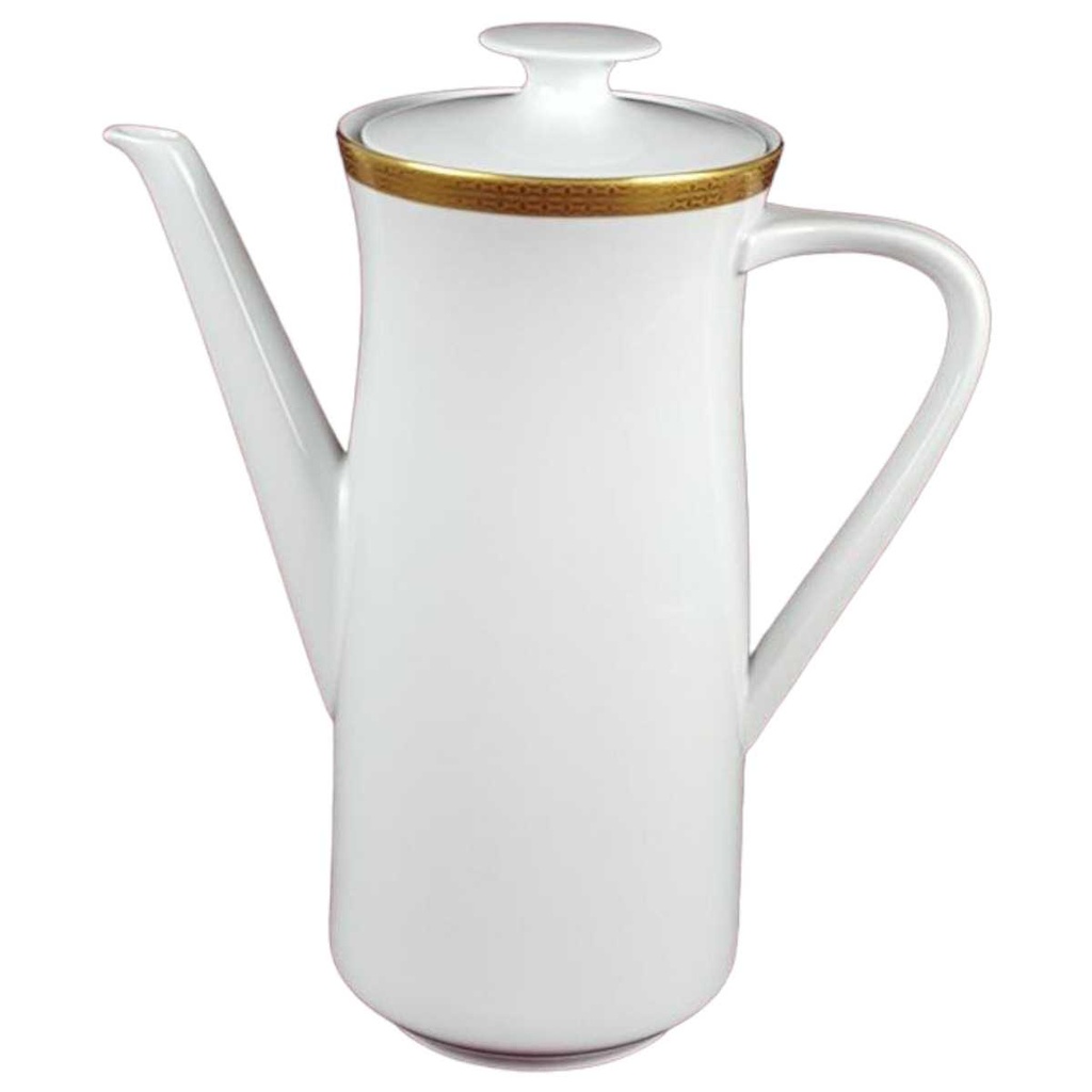 [458138530] Kaffeekanne Golddekor 1,3 L Thomas Porzellan Weiß gebraucht - sehr gut