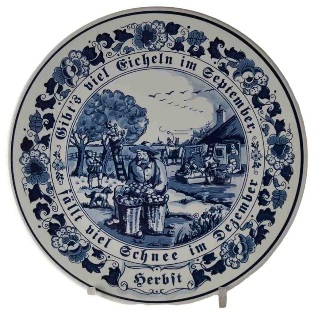 [45813855] Wandteller Royal Goedewaagen Blue Delft gebraucht - gut