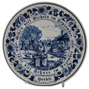 Wandteller Royal Goedewaagen Blue Delft gebraucht - gut