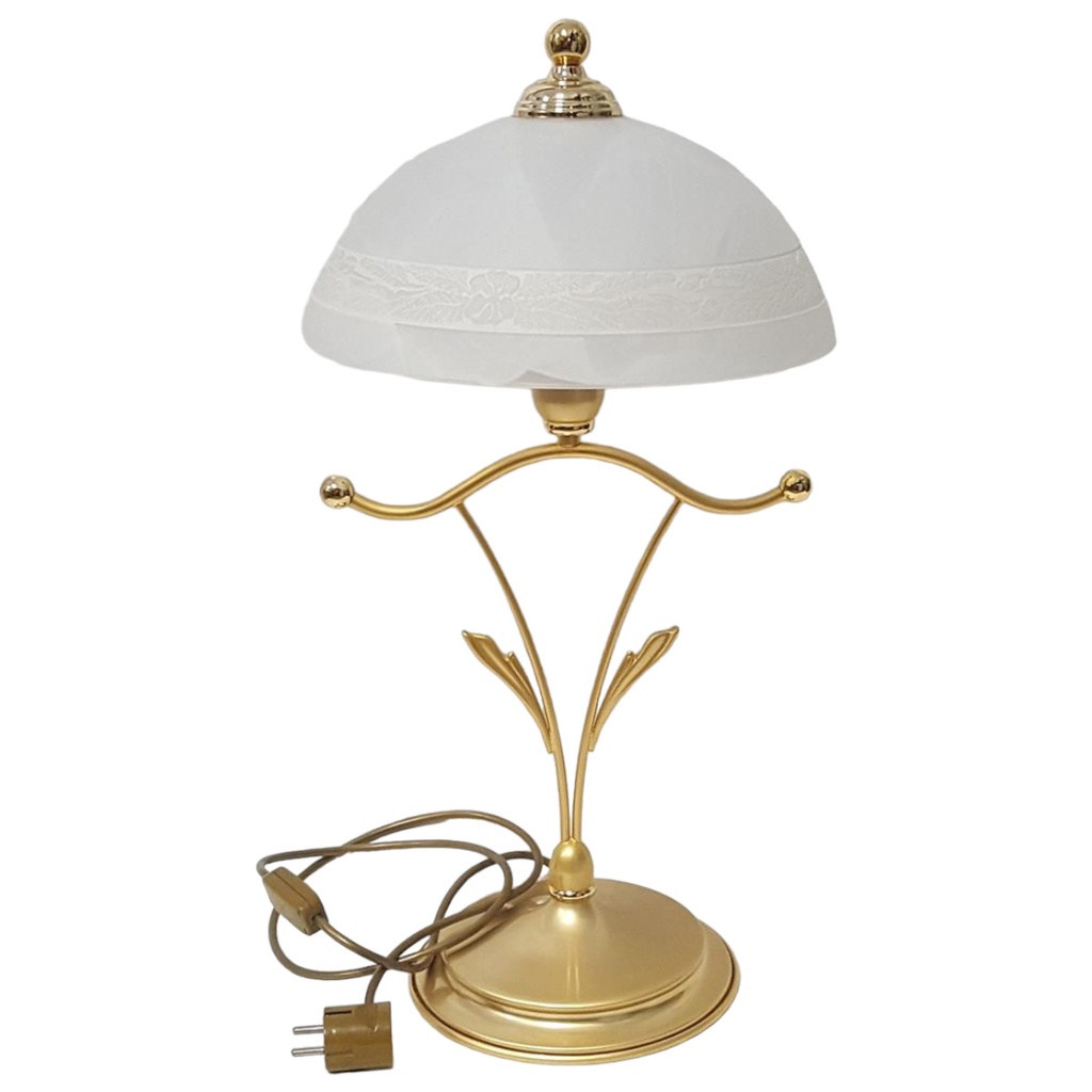 [45813856] Viehweger Tischlampe Glasschirm max. 60 W H 58 cm