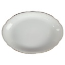 Kronester Goldrand Beilagenplatte 24,8x17,5 cm