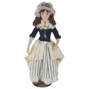 Franklin Mint Heirloom Dolls 1983 Das Erdbeermädchen Porzellanpuppe H 38,3 cm