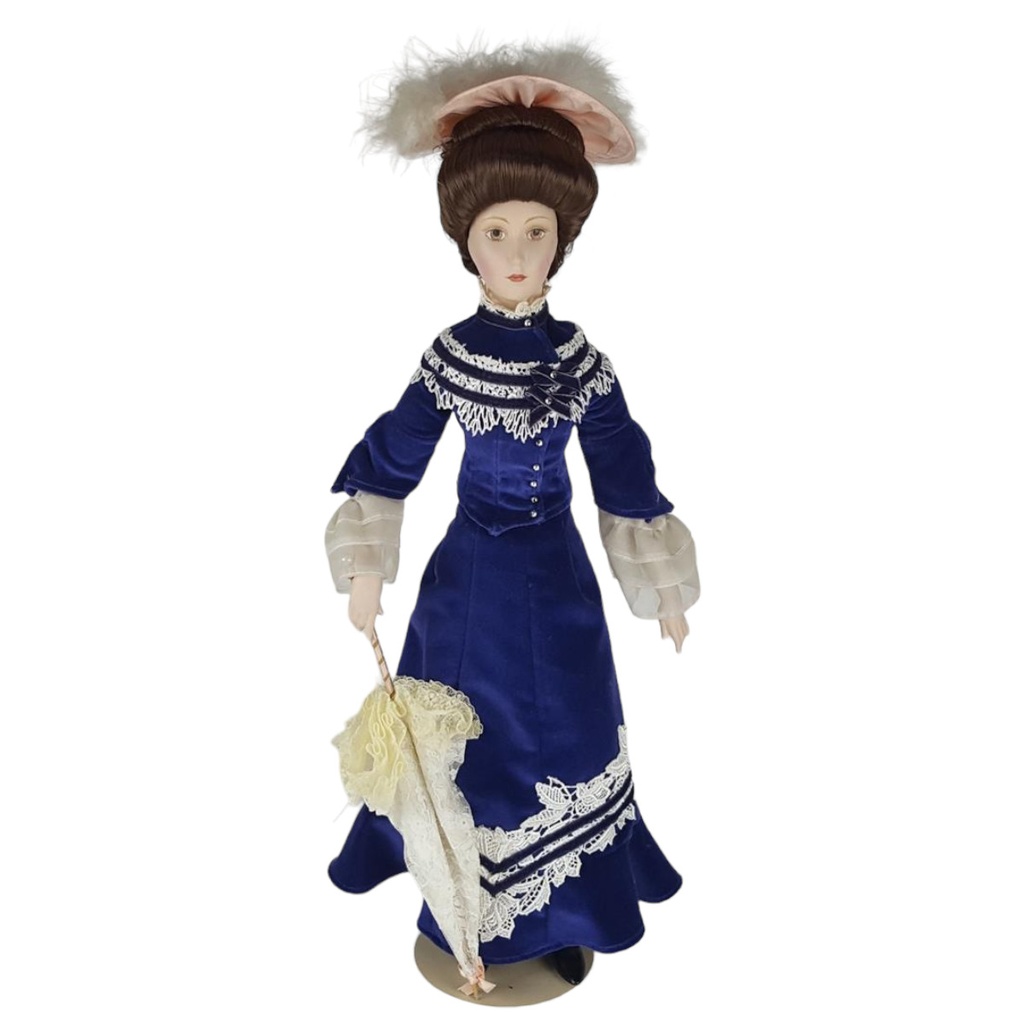 Franklin Mint Heirloom Dolls 1984 Mademoiselle Adele de Grassay H 49 cm