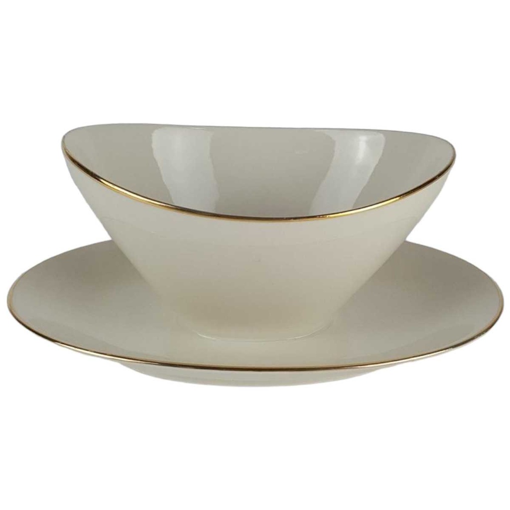 [458138734] Sauciere Goldrand Bareuther Elfenbein Beige Bavaria gebraucht - gut