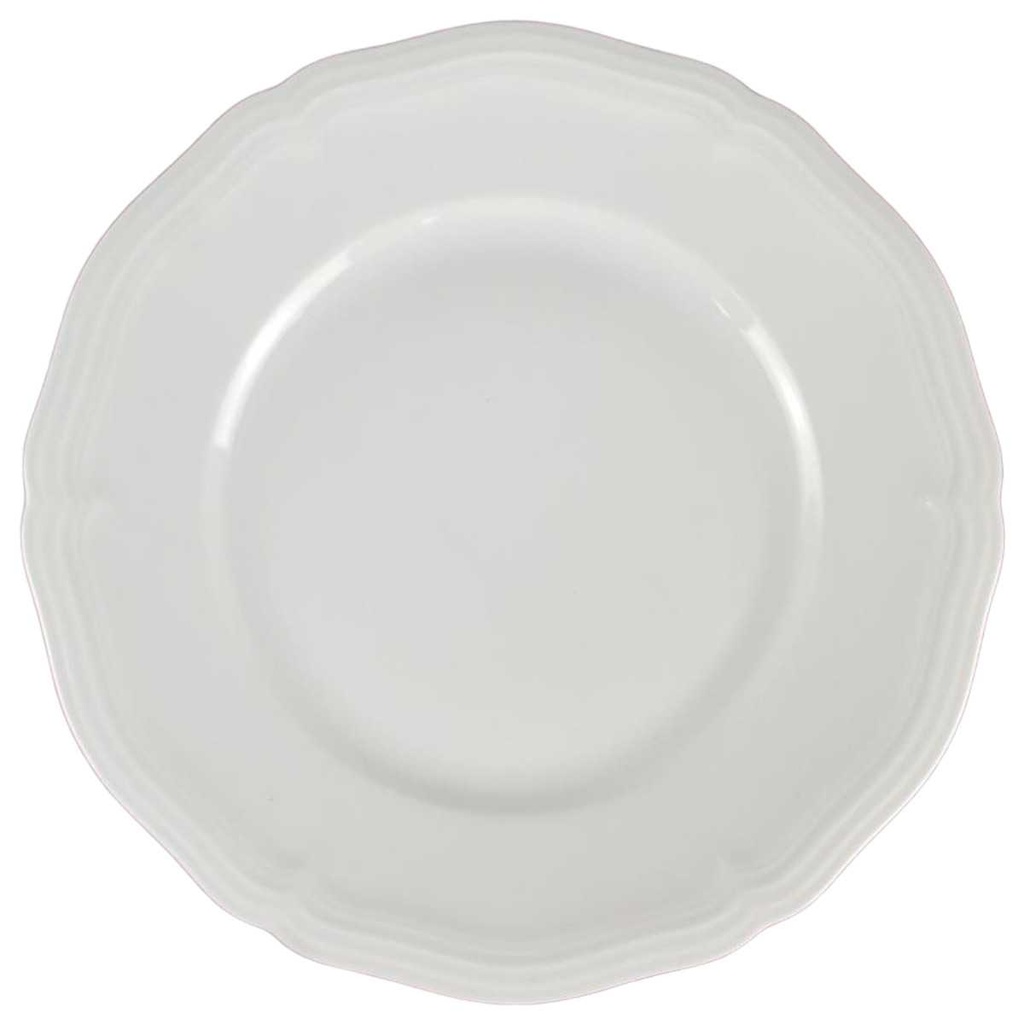 Kuchenteller 19,5 cm Rosenthal Chippendale Weiß Uni