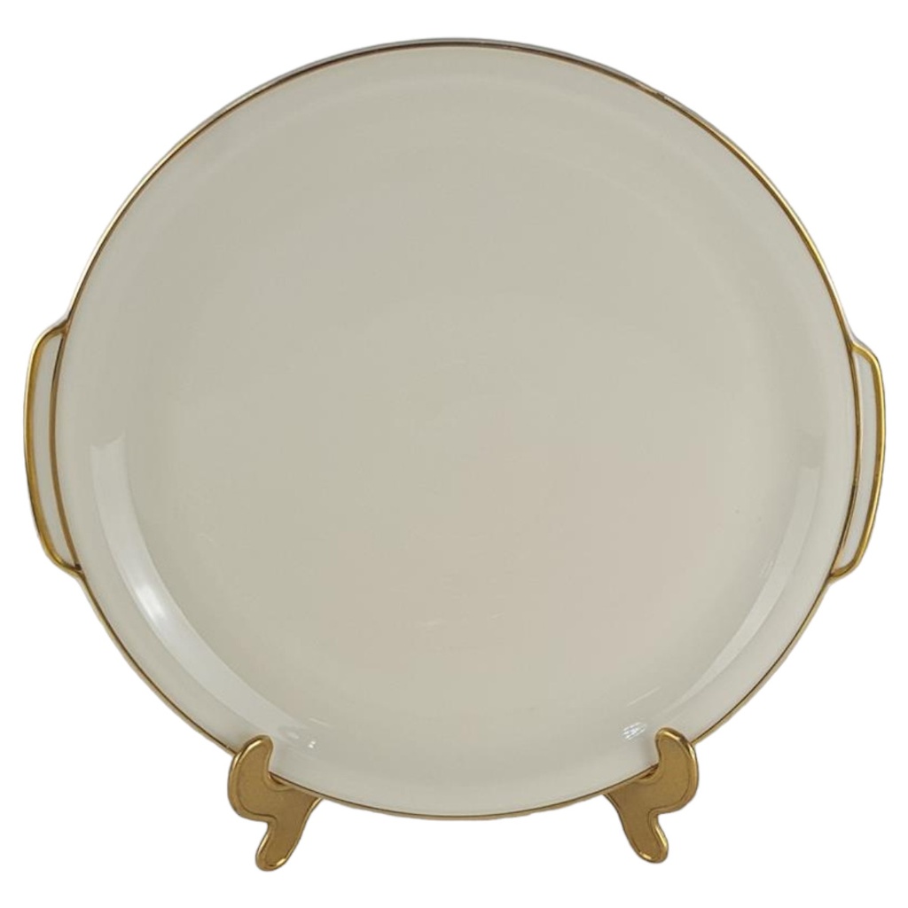 [458138756] Hutschenreuther Selb Bavaria Juwel Tortenplatte Kuchenplatte Goldrand D 30 cm