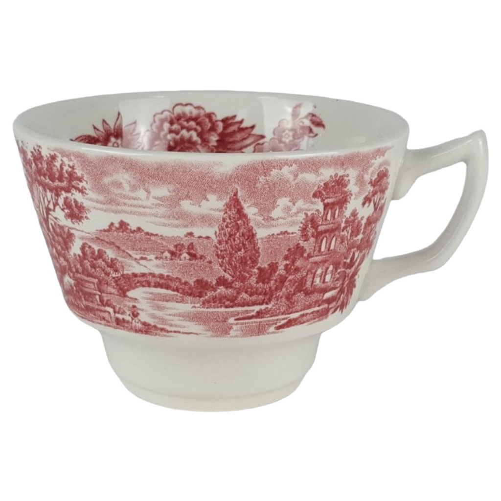 [458138786] England Keramik Rot Kaffeetasse H 6,5 cm