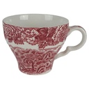 Wood's England Keramik Rot Kaffeetasse H 6,8 cm
